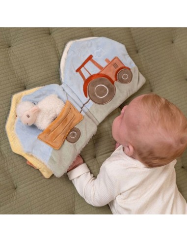 Libro de actividades blandito con animales de granja Little Dutch