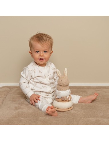 Detalle de los anillos blanditos Little Dutch Ba Bunny FSC