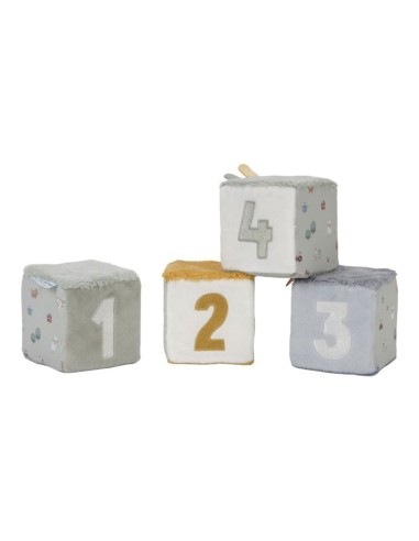 Juguete sensorial cubos apilables Little Dutch Pequeña Granja