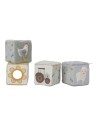 Cubos blanditos apilables Little Dutch Pequeña Granja para bebés