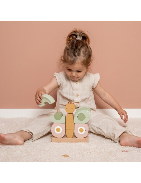 Juego educativo de encaje mariposa Little Dutch FSC para motricidad