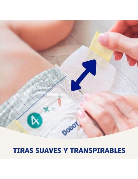 Packaging reciclable pack Dodot Sensitive Talla 2 + Aqua Pure