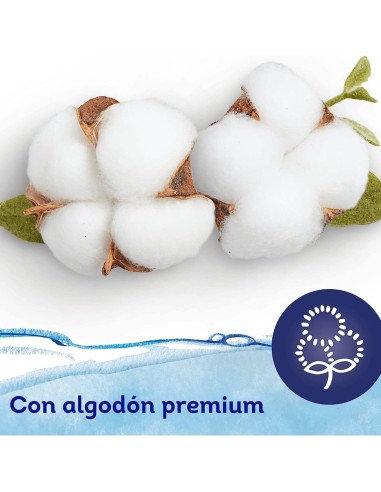 Bebé con pañales Dodot Bebé-Seco Talla 6 y toallitas Dodot