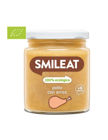 Oferta Potito pollo con arroz ecológico tarrito 230g. +6M Smileat