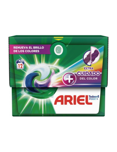 Pods Color 12 uds detergente 3 en 1 | Ariel - Nappy.es