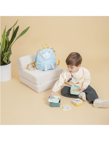 Cajitas para almuerzo sanckbox-3 Jurassic +6M. Miniland