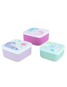 Cajitas para almuerzo sanckbox-3 Fantasy +6M. Miniland