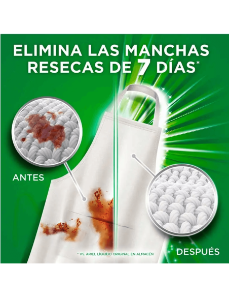 Líquido Extra Poder 23 + 7 lavados detergente quitamanchas | Ariel - Nappy.es
