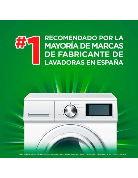 Líquido Extra Poder 23 + 7 lavados detergente quitamanchas | Ariel - Nappy.es