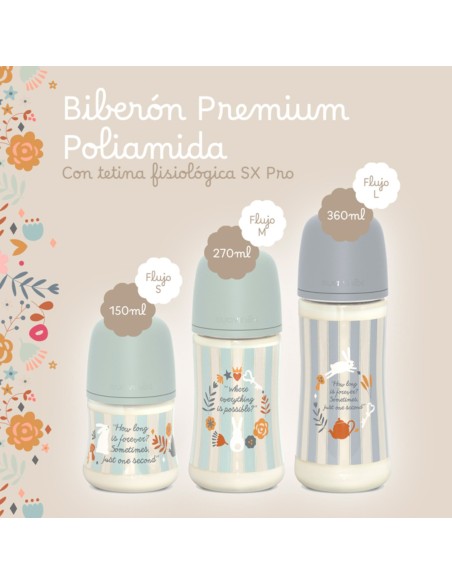 biberon-poliamida-wonderland-270ml-suavinex-4.jpg – Producto en ambientación de uso.