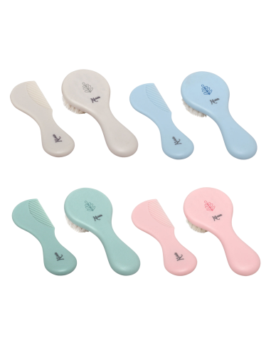 set-peine-cepillo-bebe-kiokids