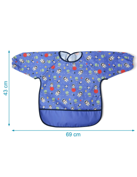 babero-impermeable-mangas-azul-kiokids