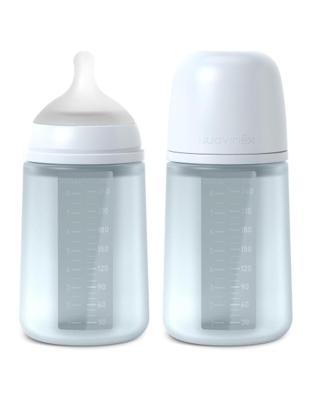 Pack Biberón Anticólicos ZeroZero Suavinex 180 ml con Tetina y Bolsa de Recambio