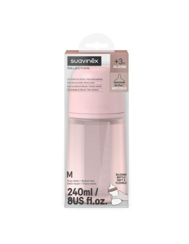 Pack Biberón Anticólicos ZeroZero Suavinex 180 ml con Tetina y Bolsa de Recambio