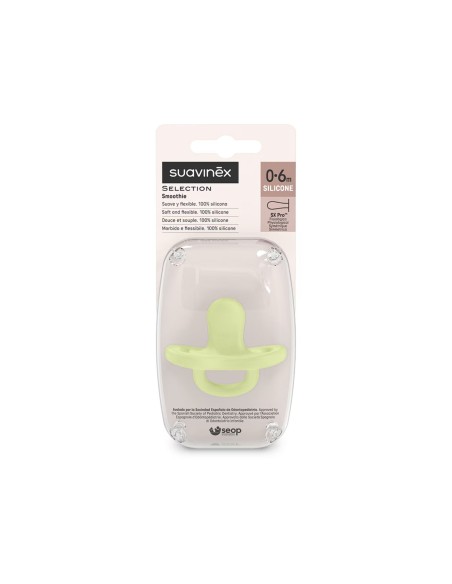 Chupete Suavinex Todo Silicona Essence Lima0-6M – Tetina Anatómica SX Pro