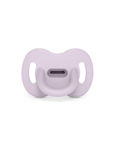 chupete-silicona-anatomica-sxpro-essence-0-6m-suavinex-1.jpg – Vista frontal del chupete Essence 0-6M.