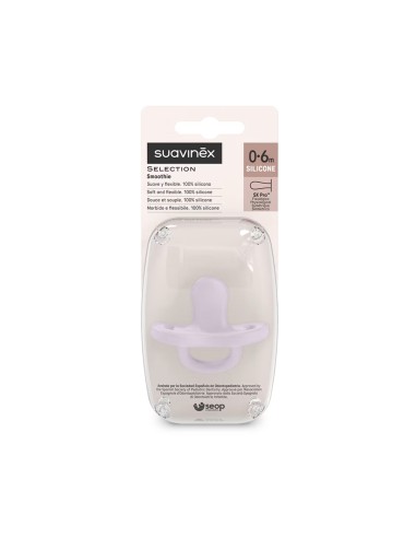 chupete-silicona-anatomica-sxpro-essence-0-6m-suavinex-3.jpg – Detalle de silicona suave y flexible.
