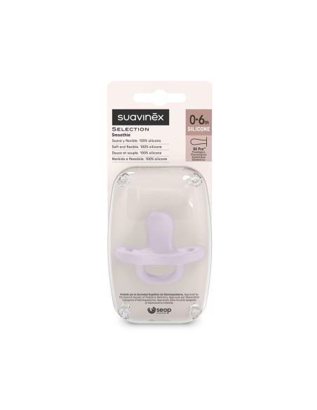 chupete-silicona-anatomica-sxpro-essence-0-6m-suavinex-3.jpg – Detalle de silicona suave y flexible.