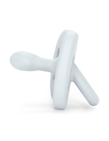 chupete-silicona-anatomica-sxpro-essence-verde-0-6m-suavinex-2.jpg – Vista lateral con tetina anatómica.