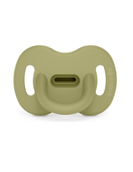 chupete-silicona-sxpro-6-18m-suavinex-1.jpg – Vista frontal chupete Suavinex silicona 6-18M.