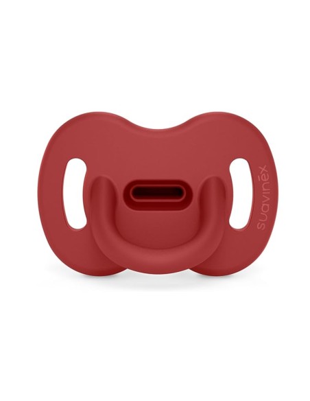 chupete-silicona-sxpro-6-18m-suavinex-1.jpg – Vista frontal chupete Suavinex silicona 6-18M.