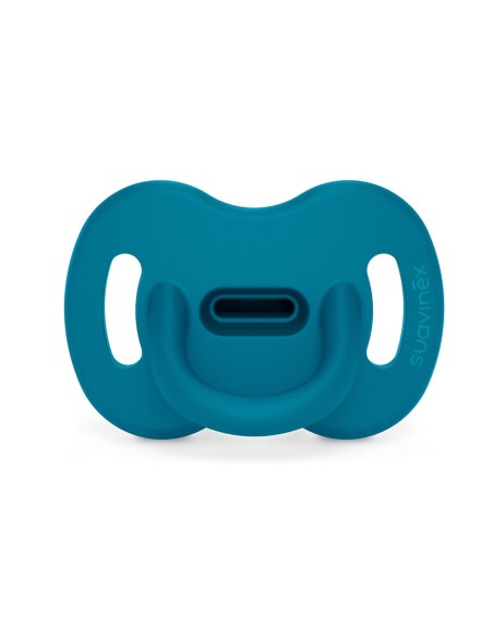 chupete-silicona-sxpro-6-18m-suavinex-1.jpg – Vista frontal chupete Suavinex silicona 6-18M.