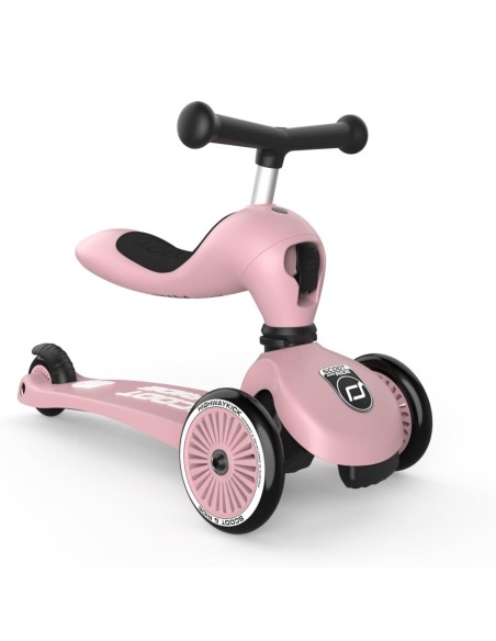 patinete-2-en-1-highwaykick-1.jpg – Vista frontal en modo patinete.