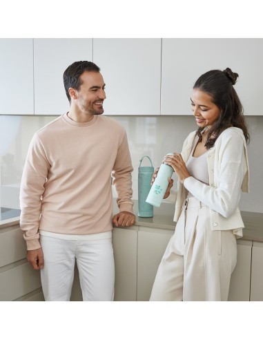 bolsa-isotermica-thermibag-verde-500ml-miniland-3.jpg – Vista lateral con cremallera.