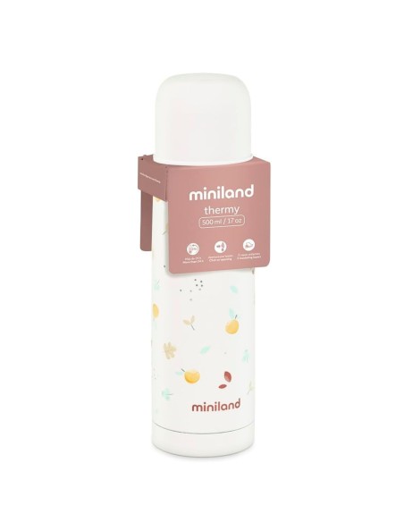 termo-liquidos-blanco-500ml-miniland-2.jpg – Vista lateral con detalle del tapón.