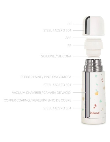 termo-liquidos-blanco-350ml-miniland-3.jpg – Interior de acero inoxidable.