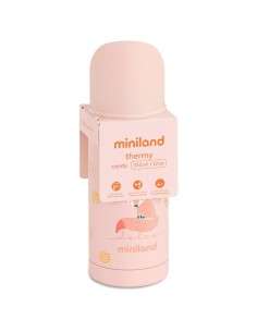 termo-liquidos-rosa-350ml-miniland-1.jpg – Vista frontal del termo blanco. 2