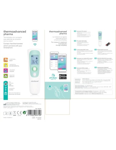 termometro-sin-contacto-thermo-advanced-pharma-miniland-6.jpg – Uso para medir temperatura de objetos.