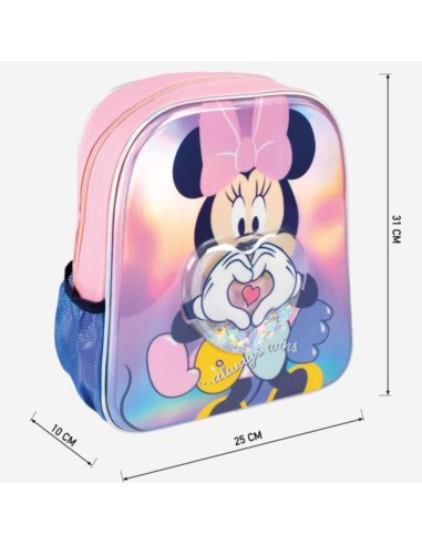 Mochila Infantil 3D Confetti Minnie Mouse Disney