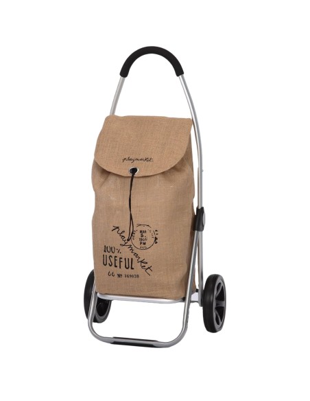 carro-compra-go-two-saco-marron-playmarket-1.jpg – Vista frontal del carro completo.