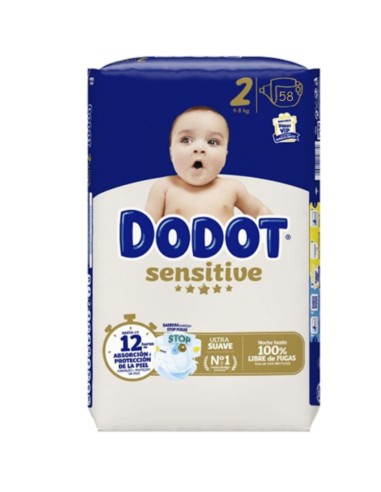 Pañales [DODOT SENSITIVE TALLA 2] AL MEJOR PRECIO