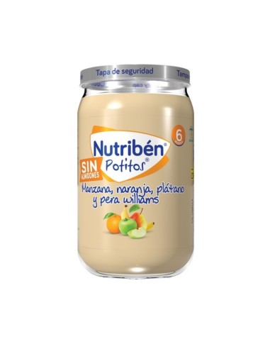 Oferta 6 potitos frutas variadasNutribén