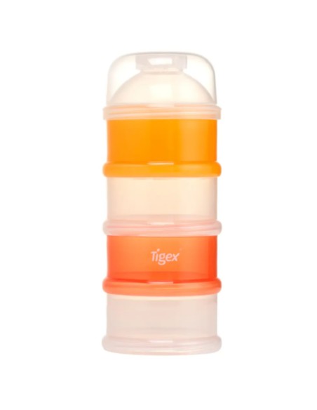 Caja dosificadora para leche en polvo 4 compartimentos Tigex