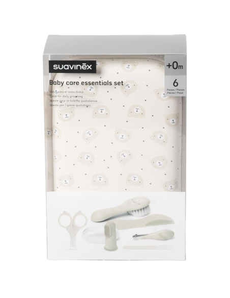 Set de manicura esenciales beige 0M+ | Suavinex - Nappy.es