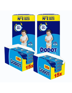 Pack Dodot 2 cajas talla 5 216uds + 2 Toallitas etapas | Dodot - Nappy.es