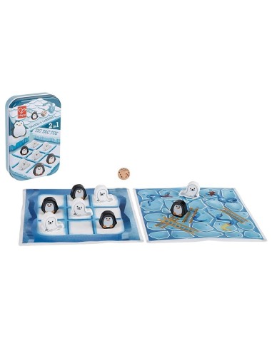 Juegos de bolsillo snakes & ladders tic tac toe +3A Hape
