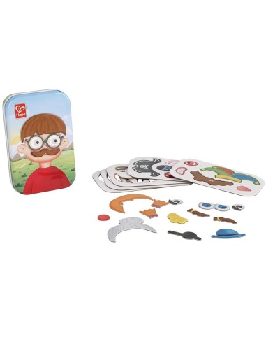 Juegos de bolsillo Magnetic Funny face +3A | Hape - Nappy.es