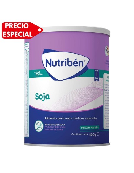 Leche de fórmula de soja 400 gr | Nutribén - Nappy.es