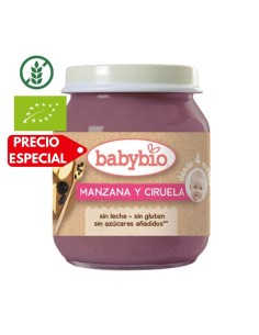 Oferta Potito manzana y ciruela tarrito130g. +4M BabyBio