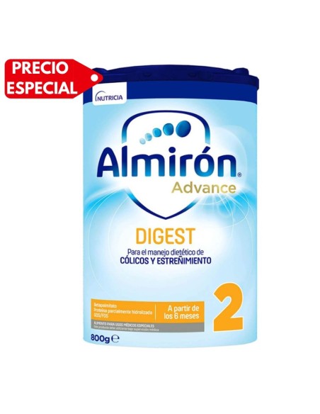 Almirón Advance Digest 2 +6 Meses 800 g – Leche de Continuación para Digestiones Sensibles