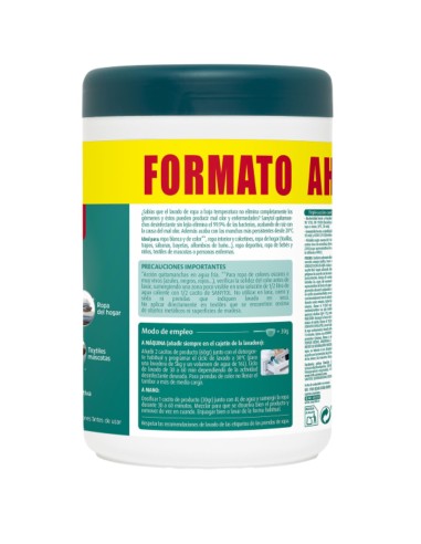 Quitamanchas desinfectante en polvo 450gr + 150g | Sanytol - Nappy.es