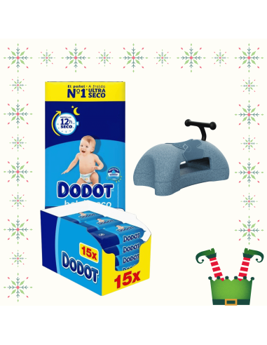 Pack caja Talla 4 (116uds) + 1 caja toallitas etapas 960uds + juguete a elegir