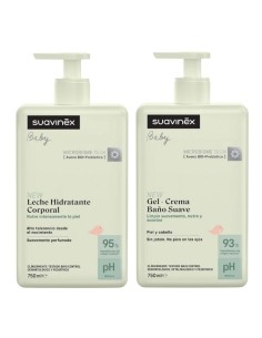 Pack Suavinex Hidratación y Baño Suave Bebé 750 ml