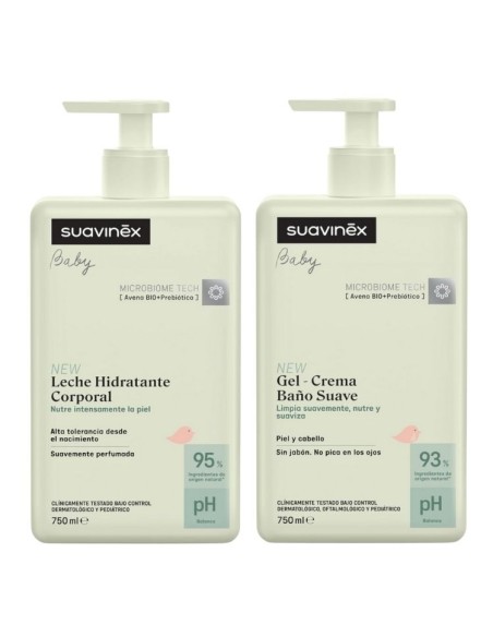 Pack Suavinex Hidratación y Baño Suave Bebé 750 ml