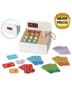 Caja registradora de madera 3A+ | Kiokids - Nappy.es