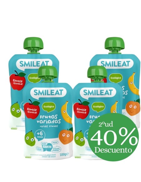 Pouch de frutas variadas | Smileat - Nappy.es